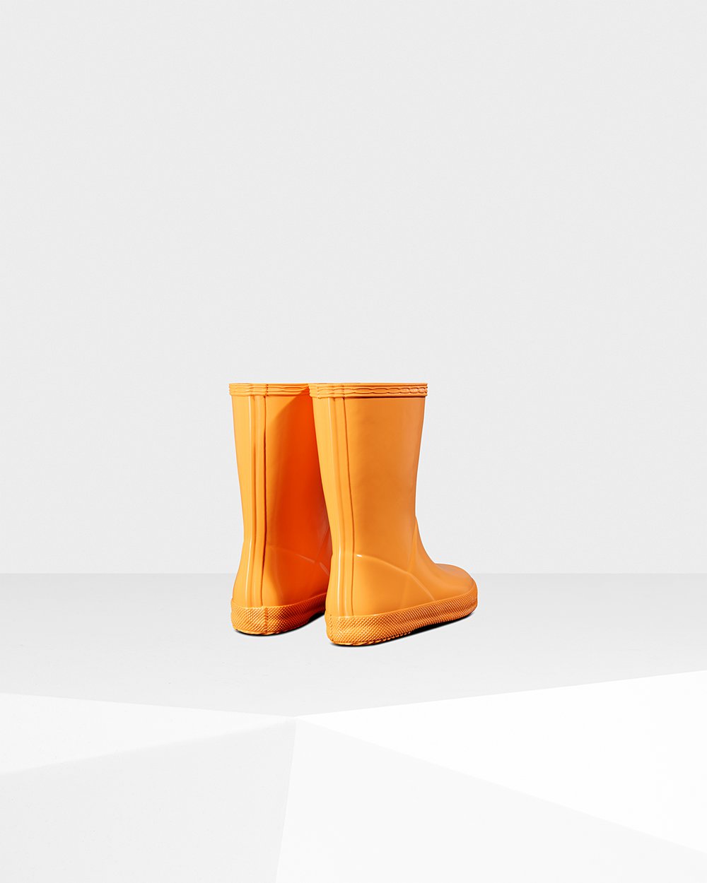 Botas de Lluvia Hunter Niños - Original First Classic Gloss - Naranjas - NPTHXRY-97